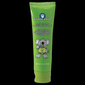 Koala Pals Training TOOTHPASTE Tooth Gel Fluoride-Free Apple FLAVOR Children Kid